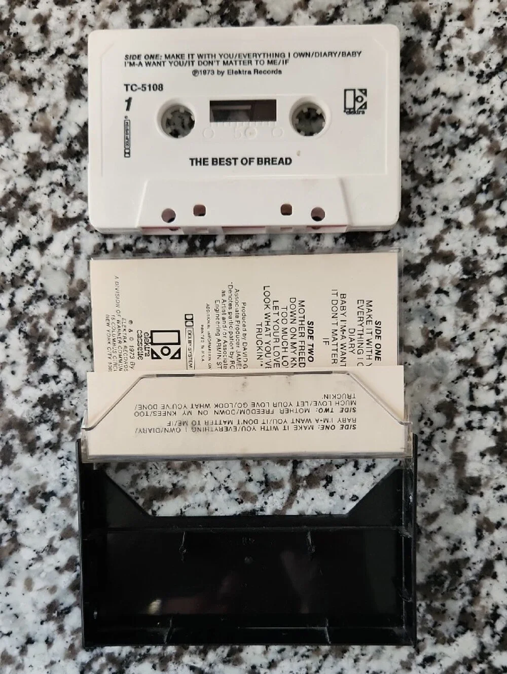 The Best of Bread Vintage 1973 Cassette Tape Compilation Elektra Records - Picture 2 of 9